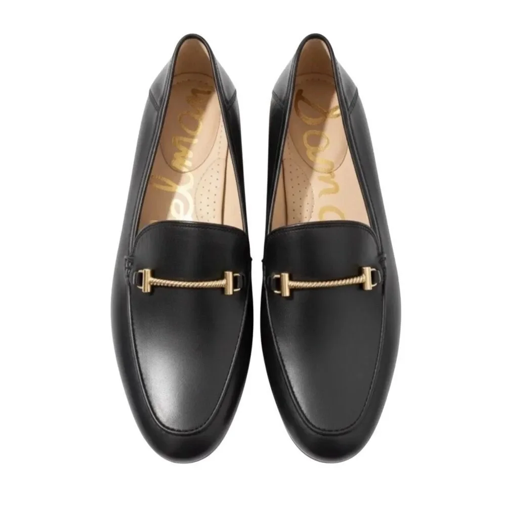 Sam Edelman Black Leather Lior Loafer 8.5